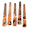 Translucent Resin & Walnut Wood Big Pendants RESI-TAC0017-46-D03-3