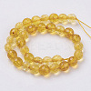 Natural Quartz Crystal Beads Strands X-G-G099-F4mm-19-2