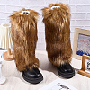 Polyester Imitation Fox Hair Boot Cover AJEW-WH20130-37A-4