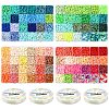 Winter Theme DIY Handmade Polymer Clay Disc Beaded Bracelets Making Kits DIY-YW0010-94-2