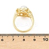 Brass Micro Pave Cubic Zirconia Finger Rings for Women RJEW-D340-02G-09-2