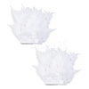Rooster Feather Trim Clothing Cuffs Decoration AJEW-WH0696-197B-1