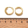 Ring Brass Hoop Earrings EJEW-B148-03G-5