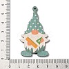 Printed Wood Pendants WOOD-B009-02B-3