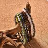Natural Mixed Stone Stretch Bracelets BJEW-JB02460-1