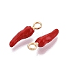 Handmade Alloy Enamel Pendants FIND-G087-01D-01-2