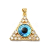 Real 18K Gold Plated Brass Pendants KK-L209-007G-02-1