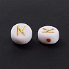 Plating Acrylic Beads PACR-R242-01-M-4
