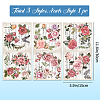 Floral PVC Waterproof Decorative Stickers DIY-WH0404-013-3