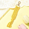 Hand-woven Cotton Pendant Decoration HJEW-YW00039-03-1