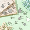 2Pcs 304 Stainless Steel Leverback Earring Settings STAS-YW0003-55A-4