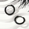 202 Stainless Steel Huggie Hoop Earrings EJEW-F111A-13mm-EB-1