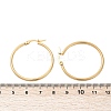 PVD Vacuum Plating 201 Stainless Steel Hoop Earrings with 304 Stainless Steel Pins for Women EJEW-D279-12G-04-3