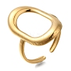 304 Stainless Steel Cuff Rings LS-RJEW-Z074-10G-1
