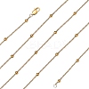 304 Stainless Steel Satellite Chain Necklaces for Women NJEW-SW00052-1