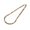 Cubic Zirconia Classic Tennis Necklace for Girl Women Gift NJEW-A005-01G-1
