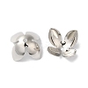 Rack Plating Brass Flower Bead Caps KK-K381-06B-P-2