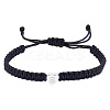 1Pc Adjustable Nylon Cord Braided Bracelets for Women Men BJEW-LP0001-34S-P-1