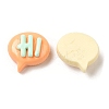 Cartoon Opaque Resin Cabochons RESI-C039-03F-3
