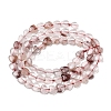Natural Hematoid Quartz/Ferruginous Quartz Beads Strands G-P575-C21-6mm-3