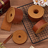2M Flat AB Grade Cowhide Leather Cord AJEW-WH0479-73E-04-4