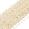 Transparent Baking Paint Glass Beads X1-DGLA-A034-T8mm-D02-1