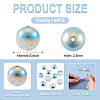 10Pcs Resin Beads PACR-TA0001-33J-5