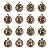 Alloy Pendant Cabochon Settings PALLOY-N156-01G-AB-1