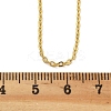 Brass Cable Chain Necklaces for Women NJEW-D302-48G-4
