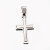 Tarnish Resistant Personalized 201 Stainless Steel Cross Pendants LS-STAS-F010A-52-1
