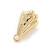 Brass Micro Pave Cubic Zirconia Pendants KK-D283-18G-2