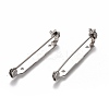 Tarnish Resistant 304 Stainless Steel Brooch Pin Back Bar Findings LS-STAS-P249-24P-2