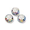 Alloy Rhinestone Clay Pave Beads ALRI-D300-03S-05-1