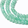 Spray Painted Glass Beads Strands GLAA-A038-A-43-3