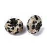 Natural Dalmatian Jasper European Beads G-N359-17A-05-2