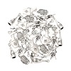 35Pcs 7 Styles Wine Theme Tibetan Style Alloy Pendants TIBE-FP0001-10-3