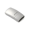 Tarnish Resistant 316 Stainless Steel Magnetic Clasps with Glue-in Ends STAS-Q211-45-01-1
