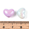 Luminous UV Plating Opaque Acrylic Beads OACR-N154-02A-01-4