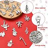 100Pcs 20 Styles Tibetan Style Alloy Pendants FIND-YW0005-44-4