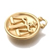 PVD Vacuum Plating 304 Stainless Steel Pendants STAS-S148-30G-07-2