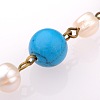 Handmade Round Gemstone Beads Chains for Necklaces Bracelets Making AJEW-JB00060-06-2