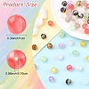 50Pcs Opaque UV Reactive Beads RESI-YW0005-93-3