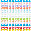 280Pcs 14 Colors Transparent Glass Beads Strands GLAA-TA0012-34-2