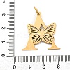 Ion Plating(IP) 201 Stainless Steel Pendants STAS-N103-184G-A-3