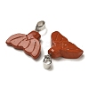 Natural Red Jasper Pendants G-Z067-01P-10-3