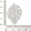 Non-Tarnish 201 Stainless Steel Pendants STAS-D023-06P-3