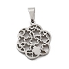 304 Stainless Steel Pendants STAS-F313-14P-1