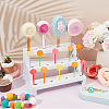 3-Tier Natural Wood Lollipop Display Risers ODIS-WH0030-56-5