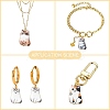 30Pcs 5 Styles Alloy Enamel Pendants ENAM-CJ0004-47-7