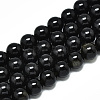 Natural Golden Sheen Obsidian Strands Beads G-R485-09-8mm-1